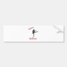 Future Ballerina Bumper Sticker