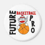 Future Basketball Pro Sock Monkey Fridge Magnet