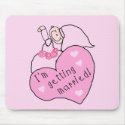 Future Bride with Heart Tshirts and Gifts mousepads