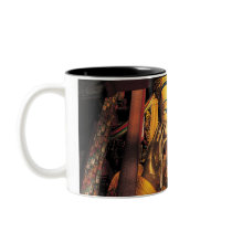 Future Buddha mug black/white
