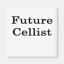 Future Cellist Fridge Magnets
