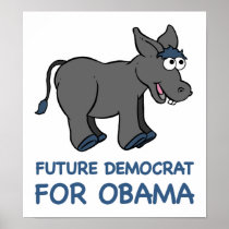 Future Democrat Obama Poster