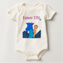 Future DM Organic Cotton Baby Onesie Tan Skin t-shirts