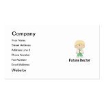 future doctor (boy) business cards