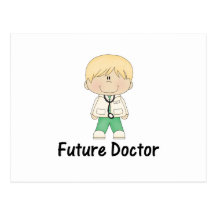 future doctor (boy) postcards