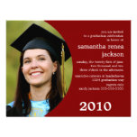 Future Dreamer Graduation Invitation (Burgundy)