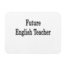 Future English Teacher Vinyl Magnets