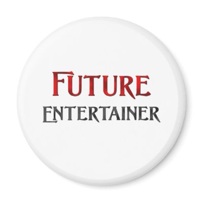 Future Entertainer Magnet by jobshirt