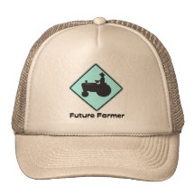 Future Farmer Baby Blue Mesh Hats
