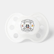 Future Firefighter Dalmatian Baby Pacifiers