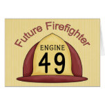future Firefighter Hat cards
