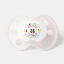 Future Firefighter Pastel Pacifiers