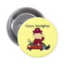 Future Firefighter Tshirts and Gifts Pinback Buttons