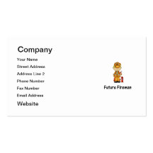future fireman (2) business card template