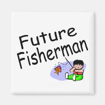 Future Fisherman Magnet
