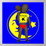 Future Football Star Baby Poster