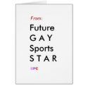 "Future Gay Sports Star" - GPC Card