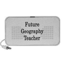 Future Geography Teacher iPod Speakers