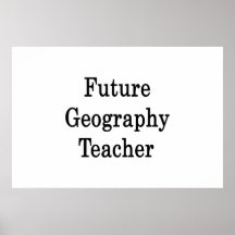 Future Geography Teacher Posters