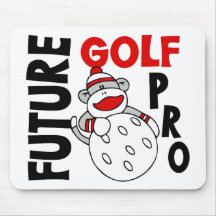 Future Golf Pro Sock Monkey Mousemat