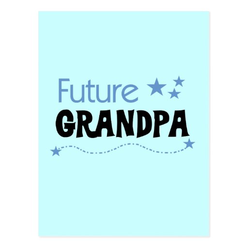 Future Grandpa Tshirts and Gifts Post Card