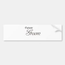 Future Groom Bumper Stickers