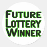 Future Lottery Winner Stickers