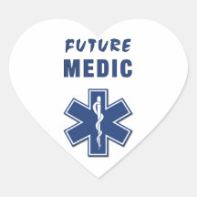 Future Medic Heart Sticker