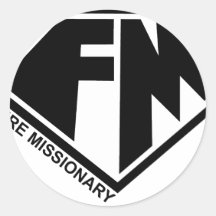 Future Missionary Products Round Sticker