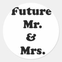 Future Mr. and Mrs. Stickers