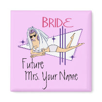 Future Mrs. Beach Bride Magnet