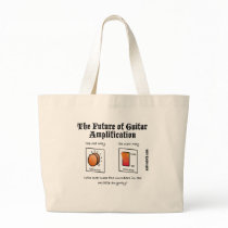 Future Of Guitar Amplification on White Tote Bag