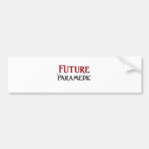 Future Paramedic Bumper Sticker