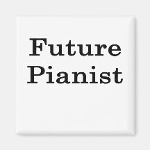 Future Pianist Refrigerator Magnets