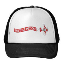 Future Pilot - Plane with Banner Mesh Hats