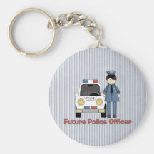 Future Police Officer - Female Key Chains