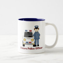 Future Police Officer Male Mugs