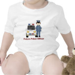 Future Police Officer Male t-shirts