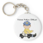 Future Police Officer Tshirts and Gifts keychains
