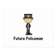 future policeman postcard