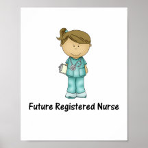 future registered nurse print