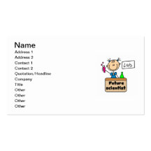 Future Scientist Business Card