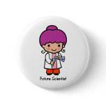 Future Scientist - Girl buttons