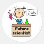 Future Scientist Round Sticker