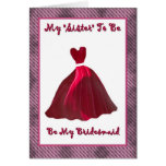 Future Sister-in-Law Bridesmaid Invitation Greeting Cards