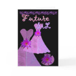 Future Sister-in-Law Bridesmaid PURPLE Gown cards