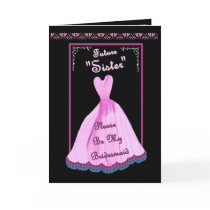 Future Sister-in-Law Pink Bridesmaid Invitation