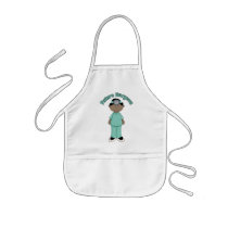 Future Surgeon African American Boy Apron