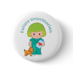 Future Veterinarian Button
