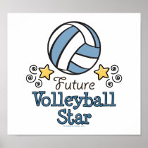 Future Volleyball Star Poster